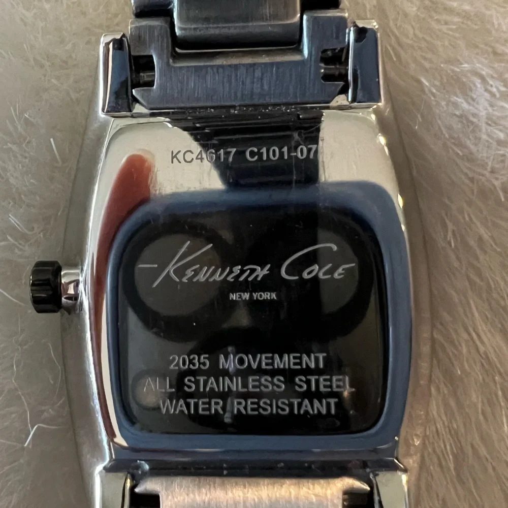 Ladies Kenneth Cole Iced Black Watch W7